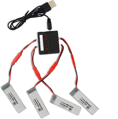 U818A U817 Bateria litowo-polimerowa 3,7 V 500 mAh Lipo z ładowarką X4