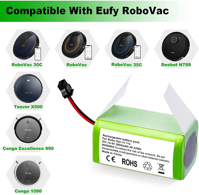 RoboVac Odkurzacz Bateria litowa 11S 15C 15T 14.4V 2800mAh Akumulator litowo-jonowy