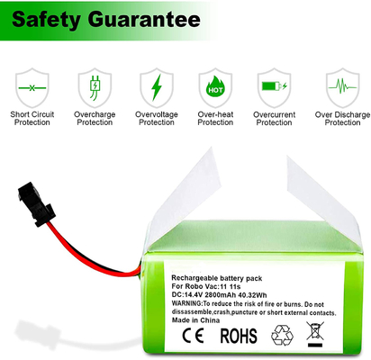 RoboVac Odkurzacz Bateria litowa 11S 15C 15T 14.4V 2800mAh Akumulator litowo-jonowy