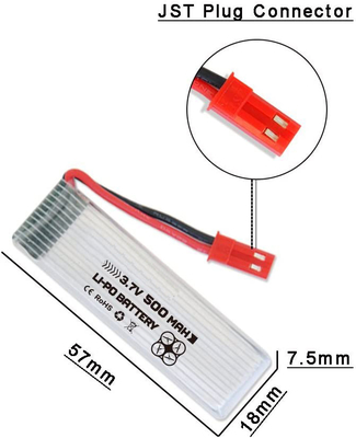 Akumulator litowo-polimerowy NCM 3,7 V 500 mAh Lipo