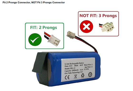 2022 Premium High-end 2600mah Sweeper 14.4V/14.8V akumulator litowo-jonowy