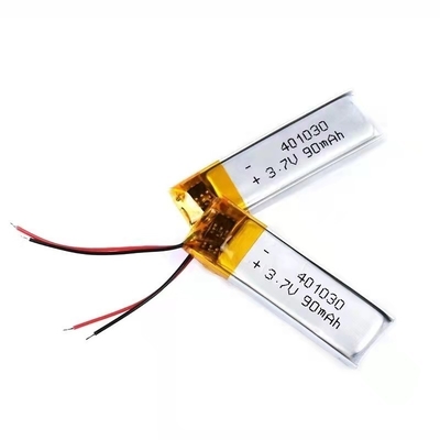 401030 Akumulator litowo-polimerowy 0,09 A 90 mAh Akumulator zestawu słuchawkowego BT