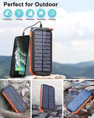 Prawdziwa przenośna stacja zasilająca energią słoneczną z korbą ręczną 26800 mAh NCM