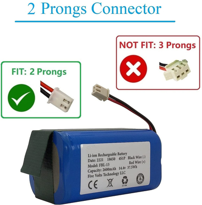 Niestandardowy akumulator litowo-jonowy 2600 mah 14,8 V 14,4 V OEM
