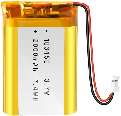 Akumulator litowo-jonowy NCM 3,7 V 2000 mah / Złącze akumulatora litowo-jonowego JST